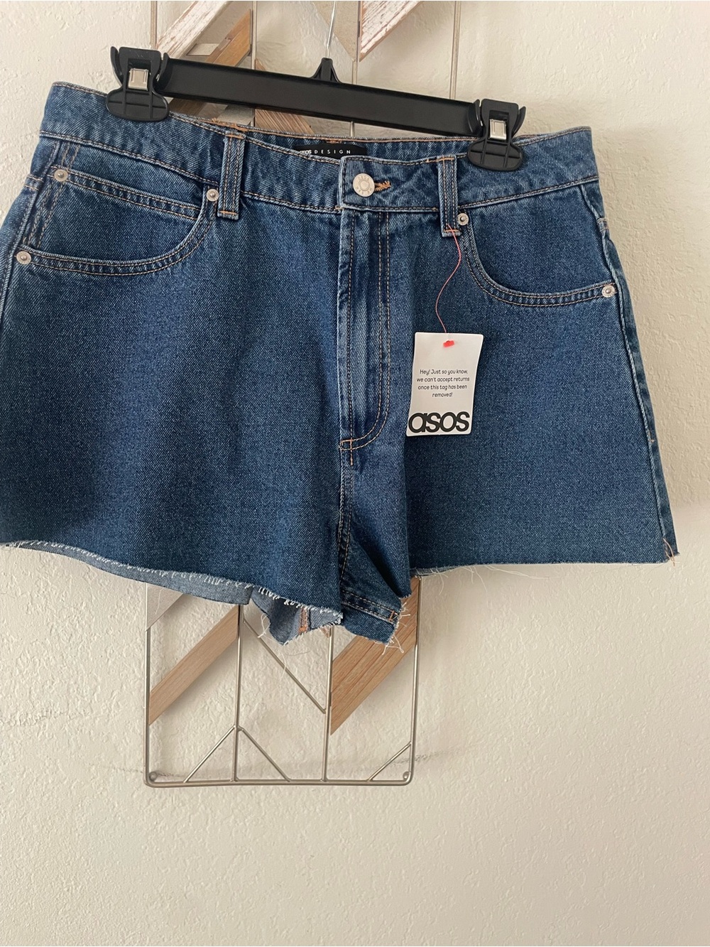 ASOS DESIGN denim shorts